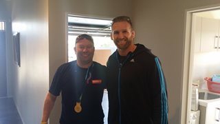Crown had the honour of moving our champion All Black No 8, Kieran Read